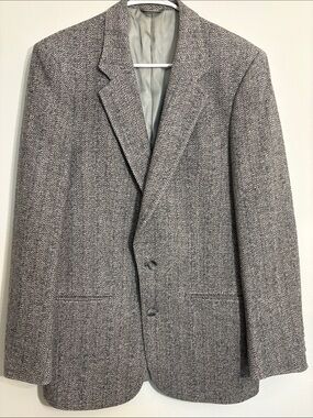 Dior Gray Tweed Sport Coat Blazer